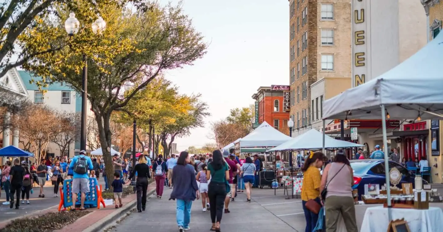 Downtown Bryan street festival