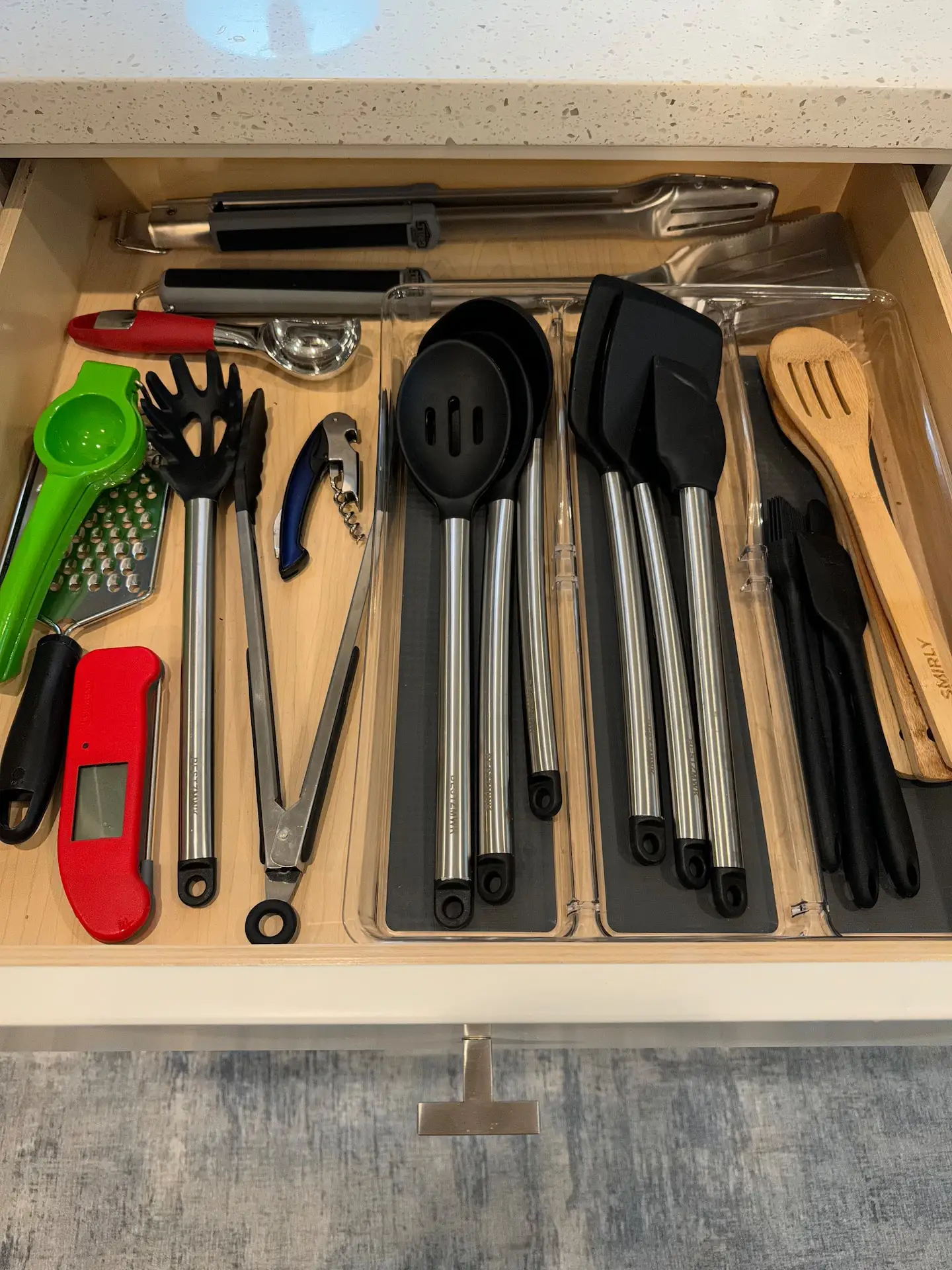 Kitchen utensils drawer
