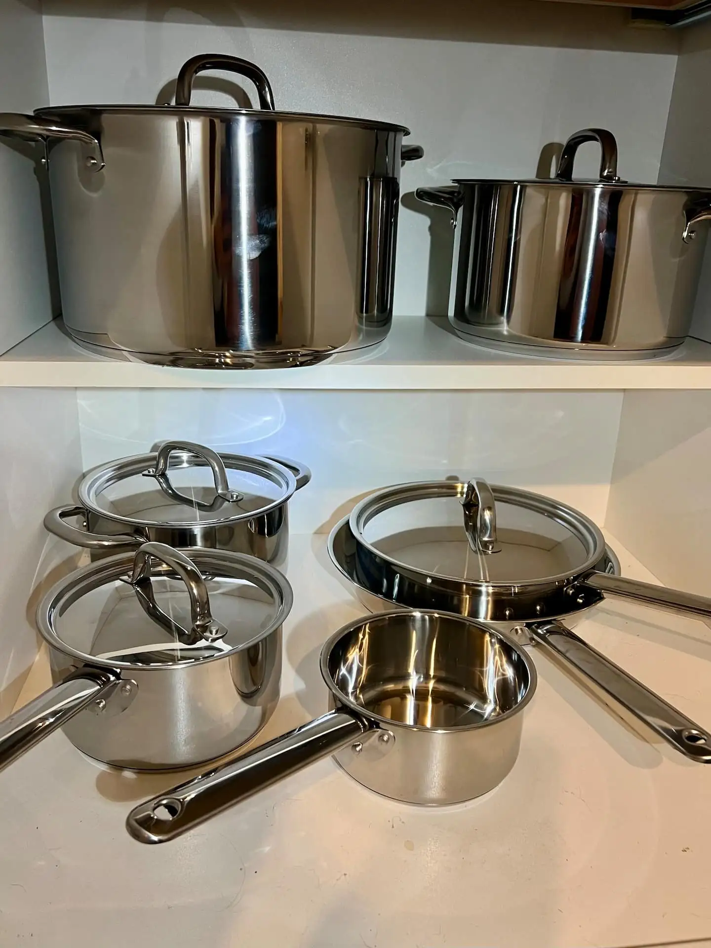 Pots and pans for cooking